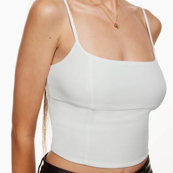 Aritzia Wilfred Basel Bustier Green - Picture 9 of 9